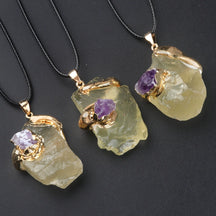 Crystal irregular necklace jewelry accessories